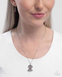Poodle Pizzazz - Pink Necklace - Paparazzi Accessories Necklace Bedazzle Me Pretty Mobile Fashion Boutique