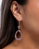 Poppin Pizzazz - Pink Earrings - Paparazzi Accessories Earrings Bedazzle Me Pretty Mobile Fashion Boutique