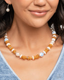 Porcelain Pizzazz - Blue Complete Look  - Paparazzi Accessories Bedazzle Me Pretty Mobile Fashion Boutique