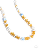 Porcelain Pizzazz - Blue Complete Look  - Paparazzi Accessories Bedazzle Me Pretty Mobile Fashion Boutique