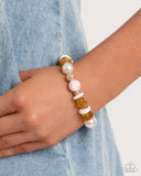 Porcelain Pizzazz - Pink Complete Look  - Paparazzi Accessories Bedazzle Me Pretty Mobile Fashion Boutique