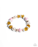 Porcelain Pizzazz - Pink Complete Look  - Paparazzi Accessories Bedazzle Me Pretty Mobile Fashion Boutique