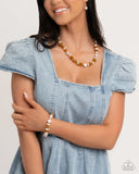 Porcelain Pizzazz - Pink Complete Look  - Paparazzi Accessories Bedazzle Me Pretty Mobile Fashion Boutique