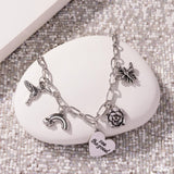 Positive Outlook - Silver Bracelet - Paparazzi Accessories Bracelet Bedazzle Me Pretty Mobile Fashion Boutique