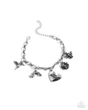 Positive Outlook - Silver Bracelet - Paparazzi Accessories Bracelet Bedazzle Me Pretty Mobile Fashion Boutique