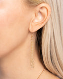 Positively Perfect - Gold Necklace - Paparazzi Accessories Necklace Bedazzle Me Pretty Mobile Fashion Boutique