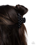 Precise Pearls - Black Hair Clip - Paparazzi Accessories Hair Clip Bedazzle Me Pretty Mobile Fashion Boutique