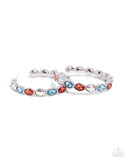 Pressing Princess - Multi Earrings - Paparazzi Accessories Earrings Bedazzle Me Pretty Mobile Fashion Boutique