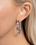 Pressing Princess - Multi Earrings - Paparazzi Accessories Earrings Bedazzle Me Pretty Mobile Fashion Boutique