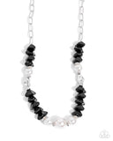 Presto Pearls - Black Necklace - Paparazzi Accessories Necklace Bedazzle Me Pretty Mobile Fashion Boutique