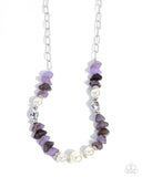 Presto Pearls - Purple Necklace - Paparazzi Accessories Necklace Bedazzle Me Pretty Mobile Fashion Boutique