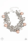 Pretty In Posh - Brown Bracelet - Paparazzi Accessories Bracelet Bedazzle Me Pretty Mobile Fashion Boutique