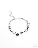 Pridefully Painted - Green Bracelet - Paparazzi Accessories Bracelet Bedazzle Me Pretty Mobile Fashion Boutique