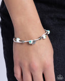 Pridefully Painted - Green Bracelet - Paparazzi Accessories Bracelet Bedazzle Me Pretty Mobile Fashion Boutique