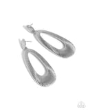 Princess Potential - Silver Post Earrings - Paparazzi Accessories Post Earrings Bedazzle Me Pretty Mobile Fashion Boutique