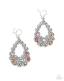 Prismatic Principal - Orange Earrings - Paparazzi Accessories Earrings Bedazzle Me Pretty Mobile Fashion Boutique