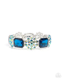 Prismatic Profession - Blue Bracelet - Paparazzi Accessories Bracelet Bedazzle Me Pretty Mobile Fashion Boutique
