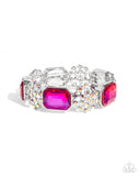 Prismatic Profession - Pink Bracelet - Paparazzi Accessories Bracelet Bedazzle Me Pretty Mobile Fashion Boutique