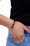 Prismatically Petite - Black Bracelet - Paparazzi Accessories Bracelet Bedazzle Me Pretty Mobile Fashion Boutique