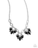 Professional Powerhouse - Black Necklace - Paparazzi Accessories Necklace Bedazzle Me Pretty Mobile Fashion Boutique