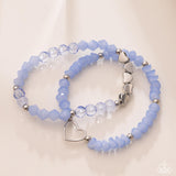Profound Pop of Color - Blue Bracelet - Paparazzi Accessories Bracelet Bedazzle Me Pretty Mobile Fashion Boutique