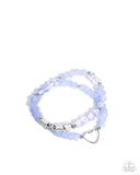 Profound Pop of Color - Blue Bracelet - Paparazzi Accessories Bracelet Bedazzle Me Pretty Mobile Fashion Boutique