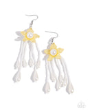 Prom Personality - Yellow Earrings - Paparazzi Accessories Earrings Bedazzle Me Pretty Mobile Fashion Boutique