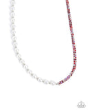 Promising Paradise - Red Necklace - Paparazzi Accessories Necklace Bedazzle Me Pretty Mobile Fashion Boutique