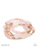 Proper Play - Pink Bracelet - Paparazzi Accessories Bracelet Bedazzle Me Pretty Mobile Fashion Boutique