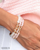 Proper Play - Pink Bracelet - Paparazzi Accessories Bracelet Bedazzle Me Pretty Mobile Fashion Boutique
