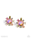Proper Polish - Multi Post Earrings - Paparazzi Accessories Post Earrings Bedazzle Me Pretty Mobile Fashion Boutique