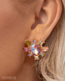 Proper Polish - Multi Post Earrings - Paparazzi Accessories Post Earrings Bedazzle Me Pretty Mobile Fashion Boutique