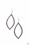 Prosperous Prospects - Purple Earrings - Paparazzi Accessories Earrings Bedazzle Me Pretty Mobile Fashion Boutique