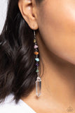 Quartz Qualification - Multi Earrings - Paparazzi Accessories Earrings Bedazzle Me Pretty Mobile Fashion Boutique