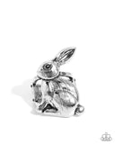 Rabbit Radiance - Silver Ring - Paparazzi Accessories Ring Bedazzle Me Pretty Mobile Fashion Boutique
