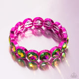 Radiant on Repeat - Pink Bracelet - Paparazzi Accessories Bracelet Bedazzle Me Pretty Mobile Fashion Boutique