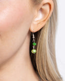 Radiantly Rich - Green Necklace - Paparazzi Accessories Necklace Bedazzle Me Pretty Mobile Fashion Boutique