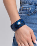 Radical Rendezvous - Blue Bracelet - Paparazzi Accessories Bracelet Bedazzle Me Pretty Mobile Fashion Boutique