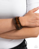 Radical Rendezvous - Brown Bracelet - Paparazzi Accessories Bracelet Bedazzle Me Pretty Mobile Fashion Boutique