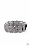 Radioactive Reflections - Black Bracelet - Paparazzi Accessories Bracelet Bedazzle Me Pretty Mobile Fashion Boutique