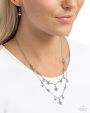 Raising the STAR - Green Necklace - Paparazzi Accessories Necklace Bedazzle Me Pretty Mobile Fashion Boutique