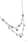 Raising the STAR - Purple Necklace - Paparazzi Accessories Necklace Bedazzle Me Pretty Mobile Fashion Boutique