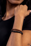 Ranch Hand - Black Bracelet - Paparazzi Accessories Bracelet Bedazzle Me Pretty Mobile Fashion Boutique