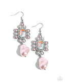 Raving Review - Pink Earrings - Paparazzi Accessories Earrings Bedazzle Me Pretty Mobile Fashion Boutique