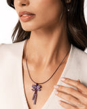 Ready Radiance - Purple Necklace - Paparazzi Accessories Necklace Bedazzle Me Pretty Mobile Fashion Boutique