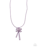 Ready Radiance - Purple Necklace - Paparazzi Accessories Necklace Bedazzle Me Pretty Mobile Fashion Boutique