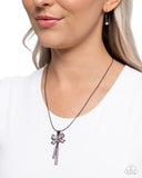 Ready Radiance - Purple Necklace - Paparazzi Accessories Necklace Bedazzle Me Pretty Mobile Fashion Boutique