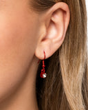 Ready Radiance - Red Necklace - Paparazzi Accessories Necklace Bedazzle Me Pretty Mobile Fashion Boutique