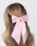 Ready, Set, BOW! - Pink Hair Clip - Paparazzi Accessories Hair Clip Bedazzle Me Pretty Mobile Fashion Boutique
