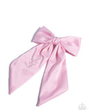 Ready, Set, BOW! - Pink Hair Clip - Paparazzi Accessories Hair Clip Bedazzle Me Pretty Mobile Fashion Boutique